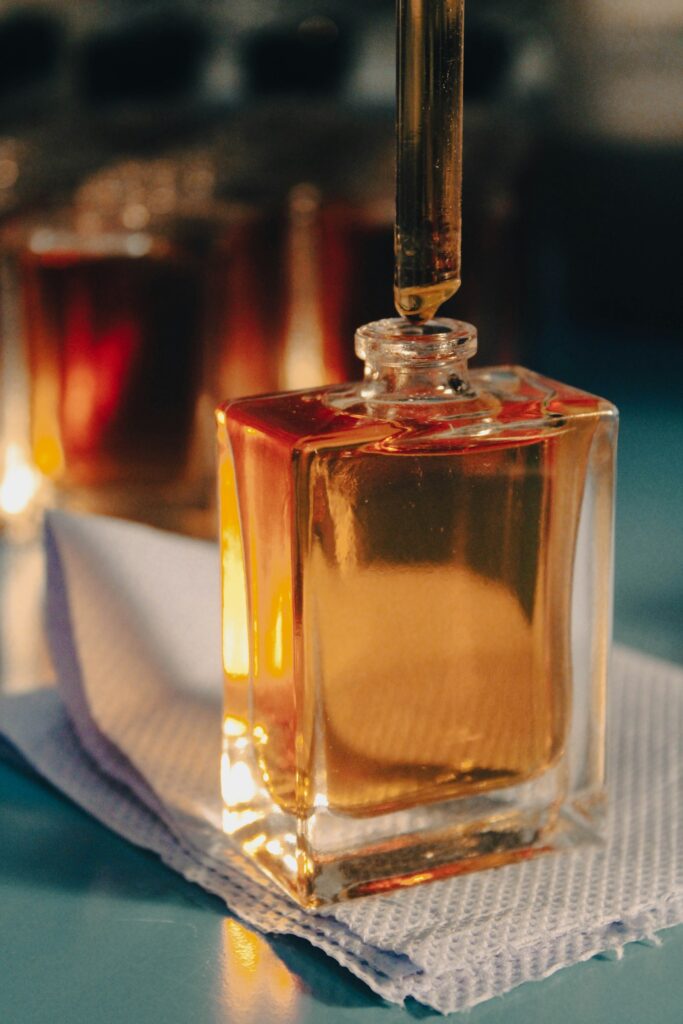Fragrance development in a perfume laboratory